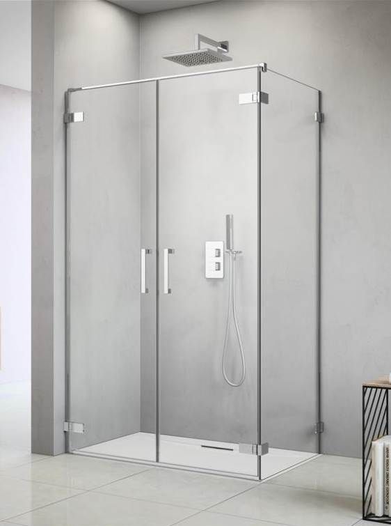 Двухдверные распашные душевые Arta DWD+S прямоугольные