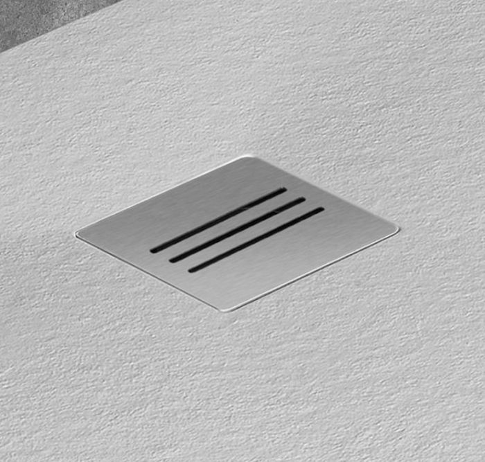 Kyntos F White прямоугольный поддон из литьевого камня