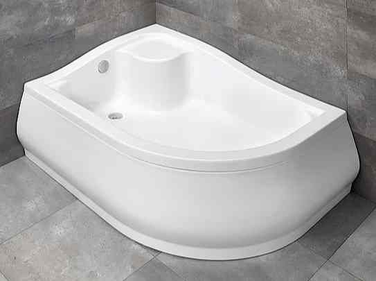 Korfu E Глубокий, акриловый поддон со съемной панелью